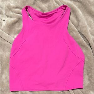 lululemon invigorate tank size 10 pink